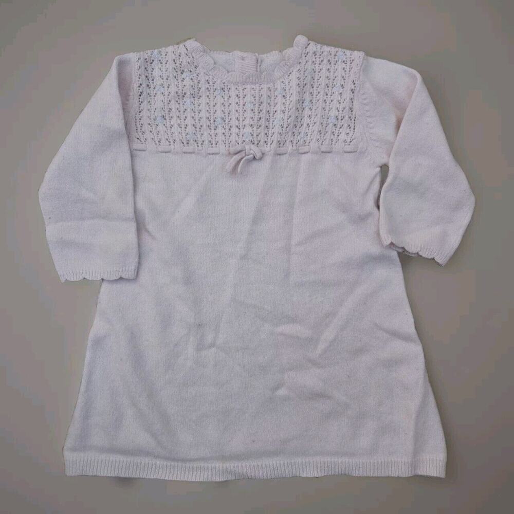 Janie and Jack Pink Sweater Dress Size 12-18months